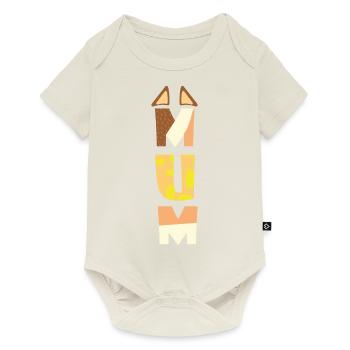FUNNY BLUE MUM-DAD MOTHERS DAY - Baby Premium short-sleeve bodysuit - off white - Front