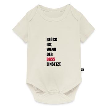 Bass - Baby Premium Kurzarmbody - Naturweiß - Vorne