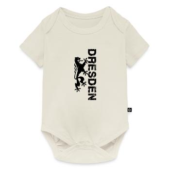 Dresden - Baby Premium Kurzarmbody - Naturweiß - Vorne