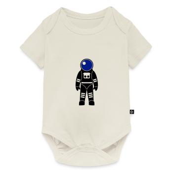 Astronaut - Baby Premium Kurzarmbody - Naturweiß - Vorne