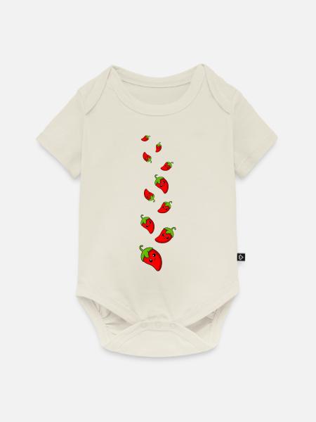 Chilli Comic - Baby Premium Kurzarmbody - Naturweiß