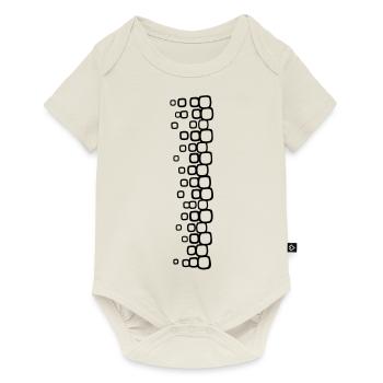 qadrati_1c - Baby Premium Kurzarmbody - Naturweiß - Vorne