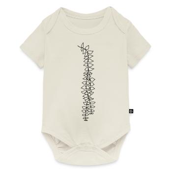 Hanging plant 2 - Baby Premium Kurzarmbody - Naturweiß - Vorne