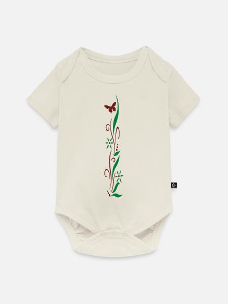 Ornament - Baby Premium Kurzarmbody - Naturweiß