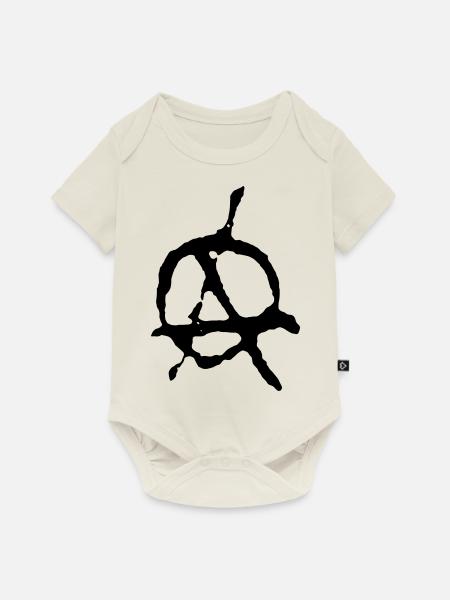 verfaulte Anarchie - Baby Premium Kurzarmbody - Naturweiß