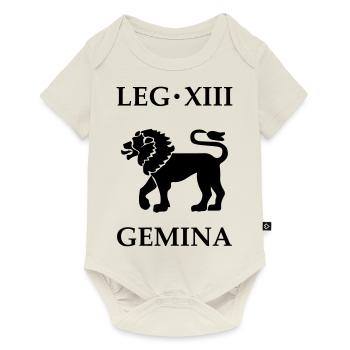 legio_xiii_gemina - Body à manches courtes Premium Bébé - blanc cassé - Devant
