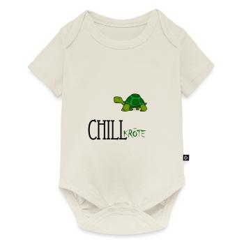 Chill toad relaxing - gift - chilling - word - Baby Premium short-sleeve bodysuit - off white - Front