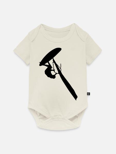 Windsurfer 2 (Vector) - Baby Premium Kurzarmbody - Naturweiß