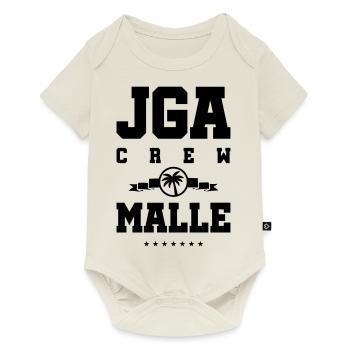 jga malle crew - Baby Premium Kurzarmbody - Naturweiß - Vorne