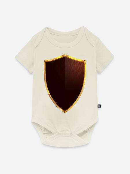 Schild - Baby Premium Kurzarmbody - Naturweiß