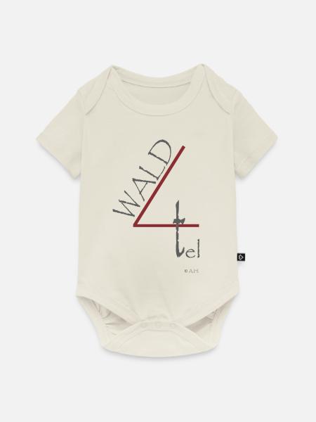 Waldviertel2 - Baby Premium Kurzarmbody - Naturweiß