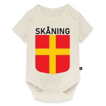 Skåning - Baby Premium kortärmad bodysuit - naturvit - Fram
