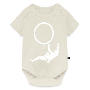 Bouldern Klettern Climbing - Baby Premium Kurzarmbody - Naturweiß - Vorne