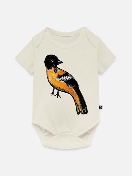 Pirol - Baby Premium Kurzarmbody - Naturweiß