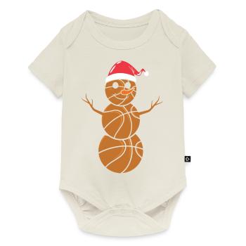 Christmas Santa Claus Gifts - Baby Premium short-sleeve bodysuit - off white - Front