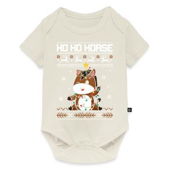 Christmas Horses Gifts - Baby Premium short-sleeve bodysuit - off white - Front