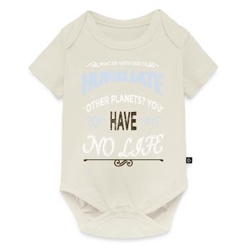 Night Sky Gift Idea Bday Drôle Citation Déclaration - Body à manches courtes Premium Bébé - blanc cassé - Devant