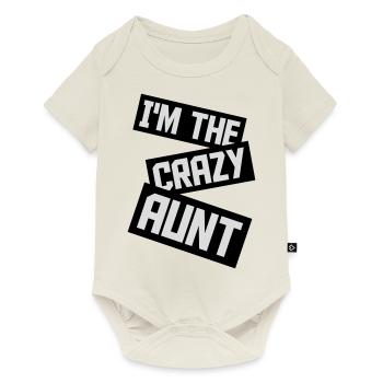 at The Crazy Aunt - Baby Premium short-sleeve bodysuit - off white - Front