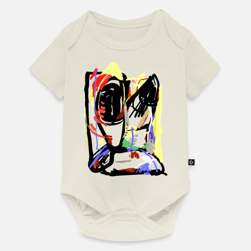 Art - Body à manches courtes Premium Bébé - blanc cassé
