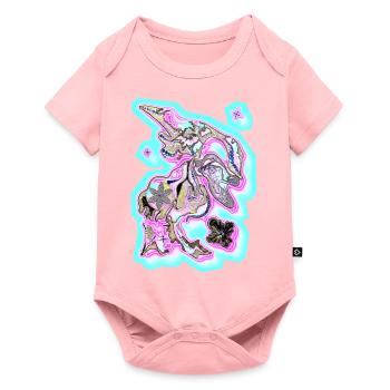 Points fog - Baby Premium short-sleeve bodysuit - rose - Front