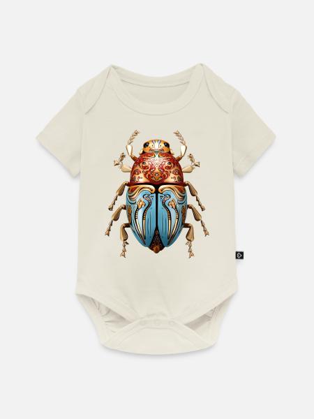 Skarabäus abstrakt - Baby Premium Kurzarmbody - Naturweiß