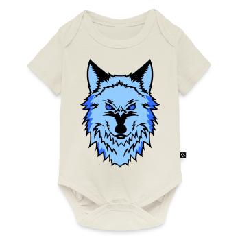 wolf - Baby Premium short-sleeve bodysuit - off white - Front