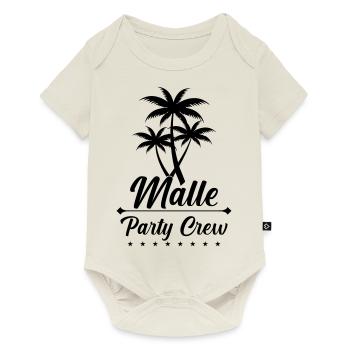 Malle Party Crew - Baby Premium short-sleeve bodysuit - off white - Front