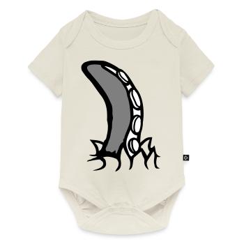 Tentacule Octopus Monster Chemise déchirée Alien - Body à manches courtes Premium Bébé - blanc cassé - Devant