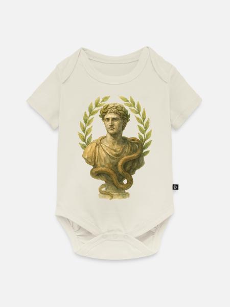 statue rom aquarell - Baby Premium Kurzarmbody - Naturweiß