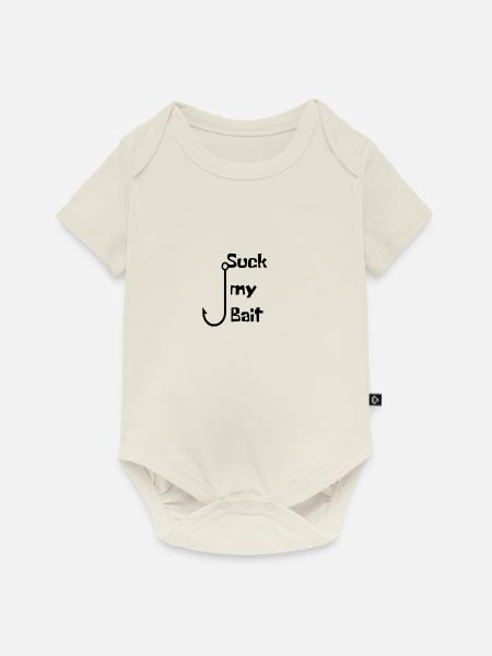 Angelsport - Baby Premium Kurzarmbody - Naturweiß
