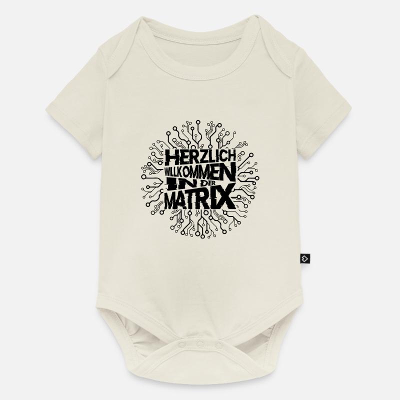 Matrix - Baby Premium Kurzarmbody - Naturweiß