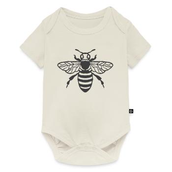 Bee Whisperer - Bee - Beekeeper - Honey - Baby Premium short-sleeve bodysuit - off white - Front