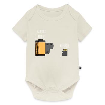 Funny Photography Film Father of SD Card - Baby Premium short-sleeve bodysuit - off white - Front