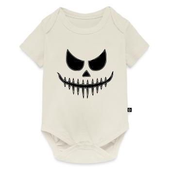 Monster Face - Baby Premium short-sleeve bodysuit - off white - Front