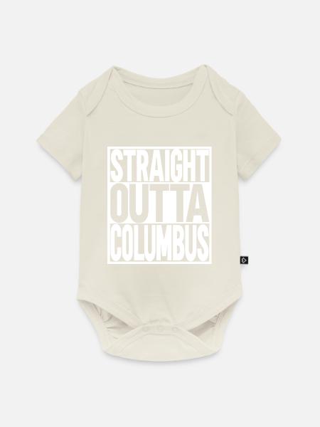 Columbus Ohio - Baby Premium Kurzarmbody - Naturweiß