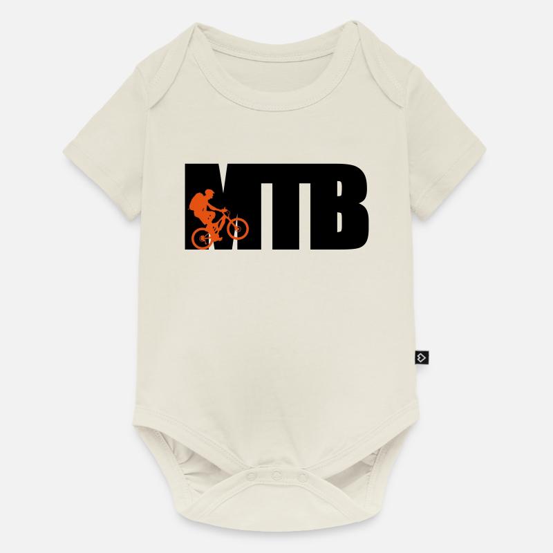 MTB - Baby Premium Kurzarmbody - Naturweiß