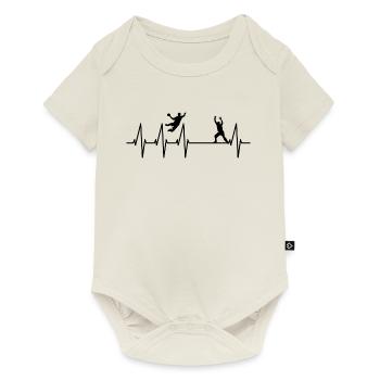 Handball - Body à manches courtes Premium Bébé - blanc cassé - Devant