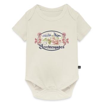 Berchtesgaden Watzmann Vintage Retro Design - Baby Premium short-sleeve bodysuit - off white - Front