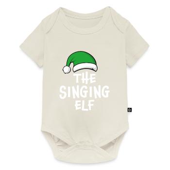 The Singing Elf - Baby Premium short-sleeve bodysuit - off white - Front