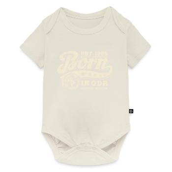 Né en RDA 1985 - Anniversaire - Ossi Gift - Body à manches courtes Premium Bébé - blanc cassé - Devant