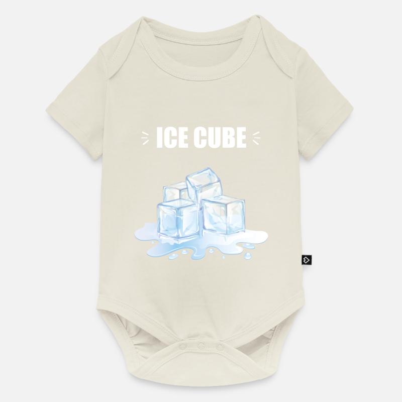 Glaçon glacé - Body à manches courtes Premium Bébé - blanc cassé