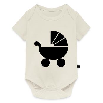 Stroller baby - Baby Premium short-sleeve bodysuit - off white - Front