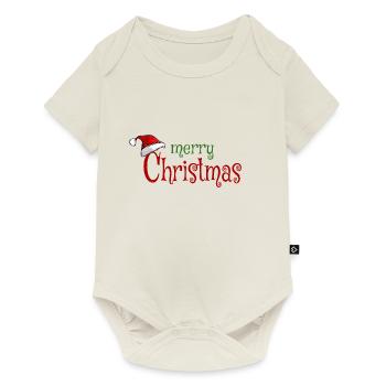 Joyeux Noël - Body à manches courtes Premium Bébé - blanc cassé - Devant