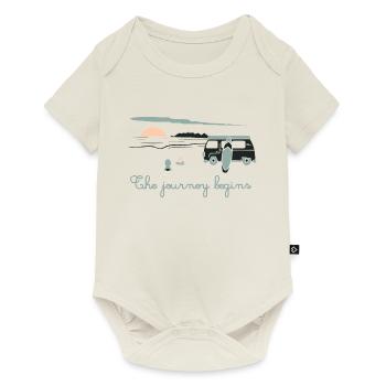 L'aventure commence - Body à manches courtes Premium Bébé - blanc cassé - Devant