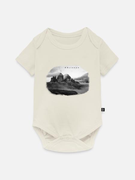 3 pinnacles - Baby Premium short-sleeve bodysuit - off white