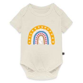 Wenn aus Liebe Leben wird - Baby - schwanger - Baby Premium Kurzarmbody - Naturweiß - Vorne