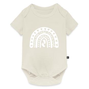 Wenn aus Liebe Leben wird - Baby - schwanger - Baby Premium Kurzarmbody - Naturweiß - Vorne