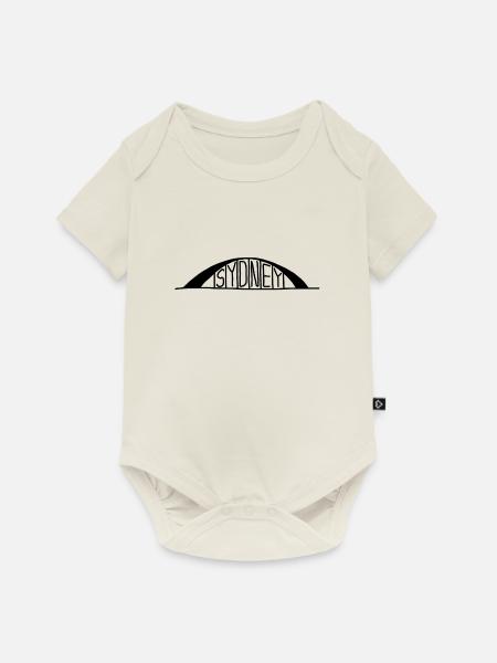 Sydney - Baby Premium Kurzarmbody - Naturweiß