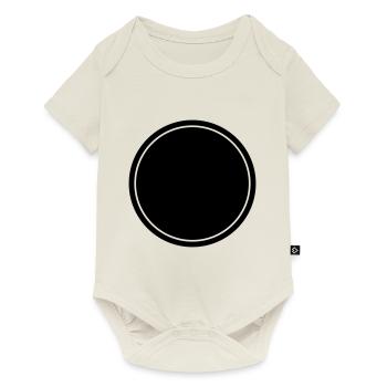 circle symbol blank icon - Baby Premium short-sleeve bodysuit - off white - Front