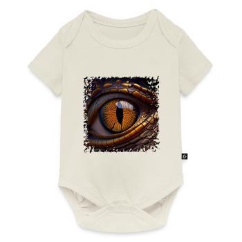 Iris photography is macro photography - Baby Premium short-sleeve bodysuit - off white - Front